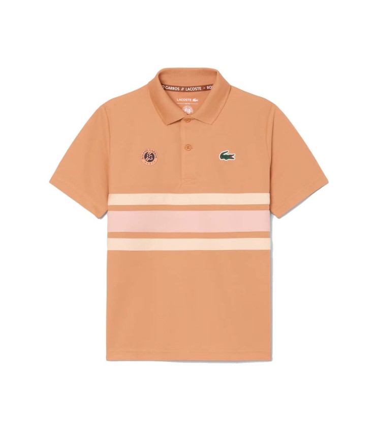 Polo Lacoste Roland Garros Ramles Bolas Júnior Laranja 1