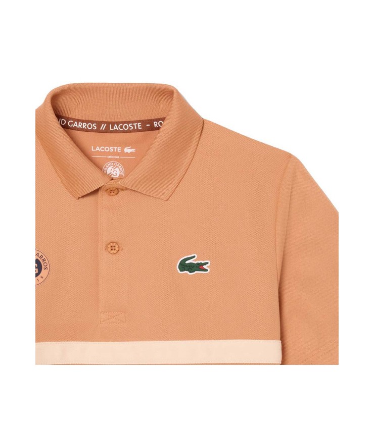Polo Lacoste Roland Garros Ramles Bolas Júnior Laranja 3