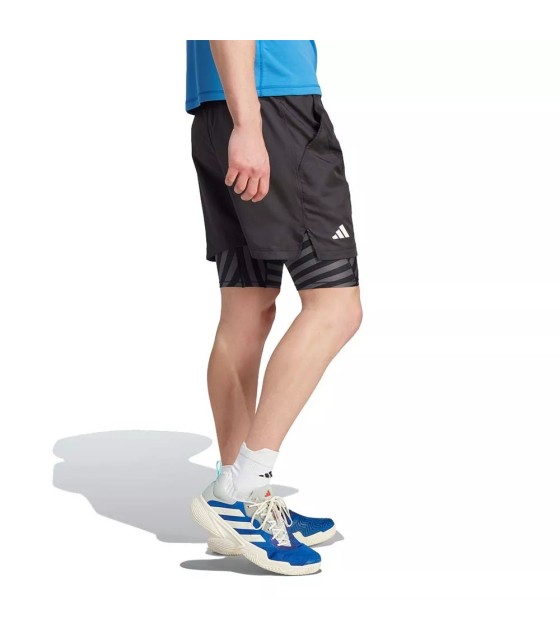 Adidas New York 2N1 Short Noir | Ipontennis