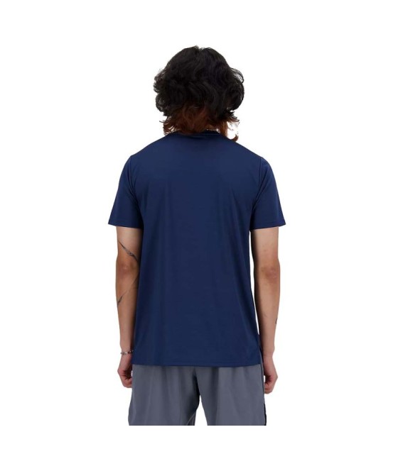 T-Shirt New Balance Essentials Bleu Marine 2