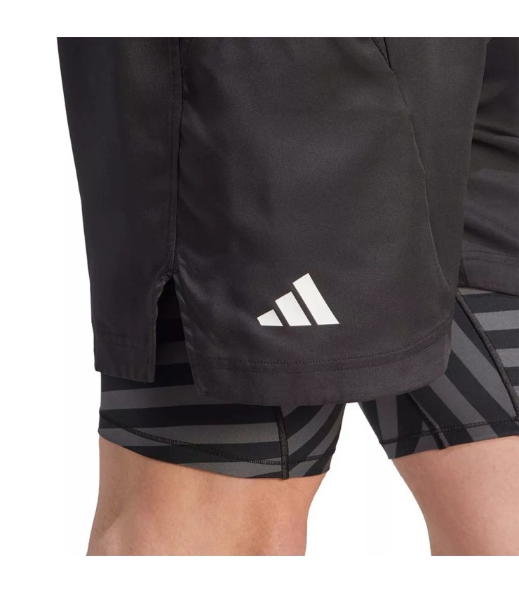 Adidas New York 2N1 Short Nero | Ipontennis