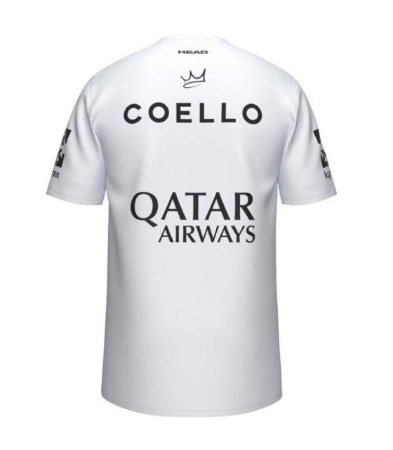 T-shirt Head Arturo Coello Sponsors 2025 Blanc 2