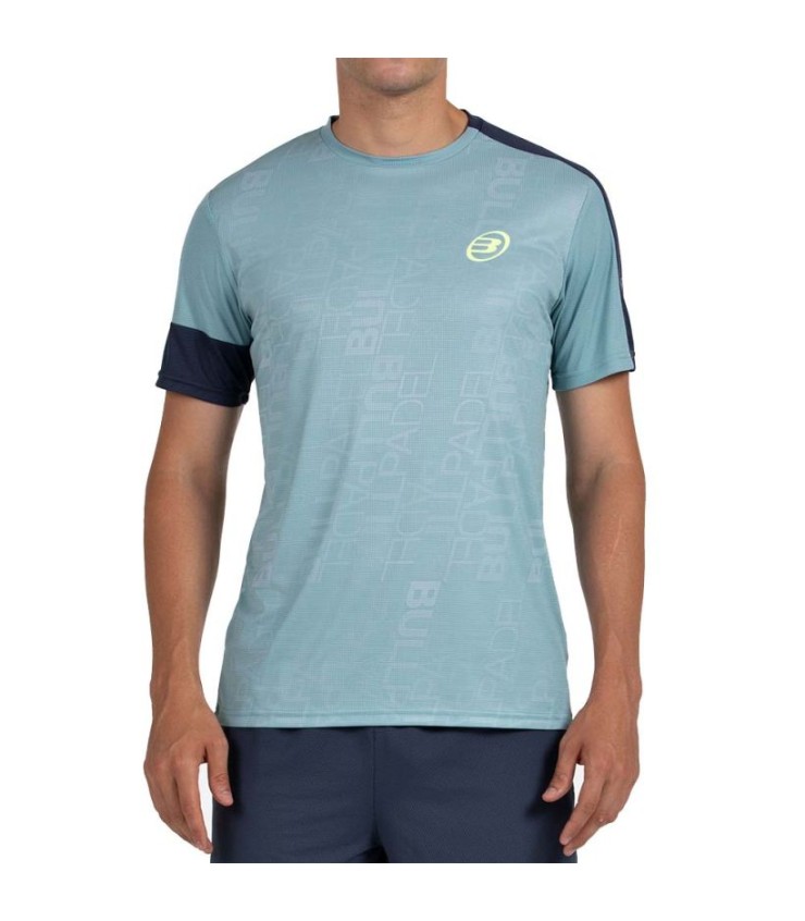 T-Shirt Bullpadel Read Bleu Vert 1