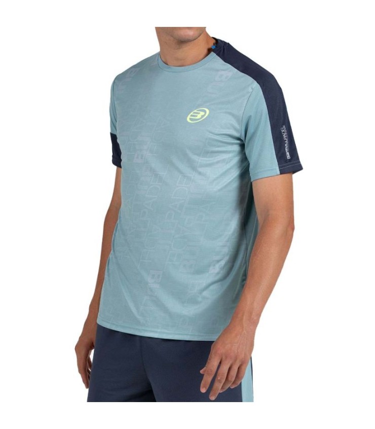 T-Shirt Bullpadel Leido Bleu Vert 2