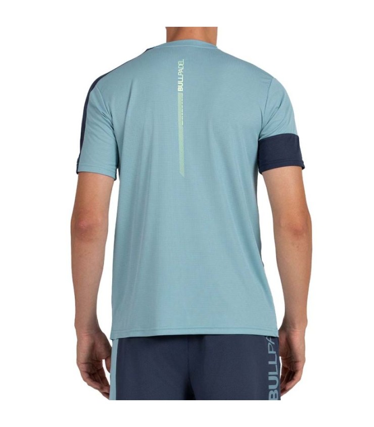 T-Shirt Bullpadel Leido Bleu Vert 3