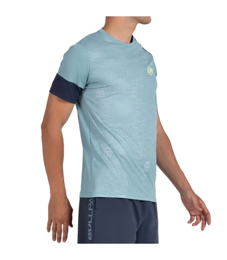 T-Shirt Bullpadel Leido Bleu Vert 4