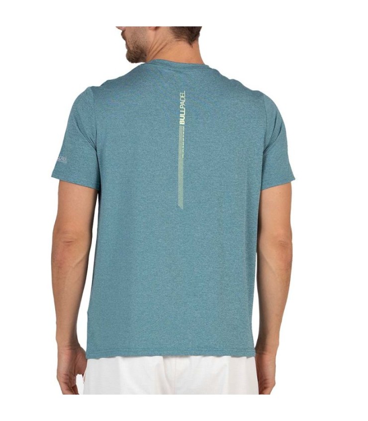 T-shirt BullPadel Lande Bleu Vert 3