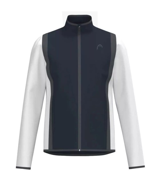 Veste à fermeture éclair Head Club 25 Bleu Marine Blanc | IPONTENNIS