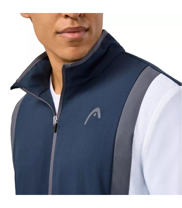 Chaqueta con cremallera Head Club 25 Azul Marino / Blanco 3