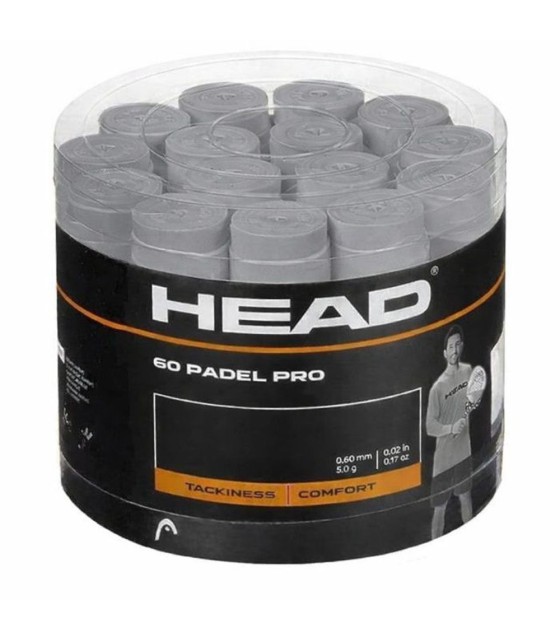 Box Overgrips Head Padel Pro Gray x 60 1