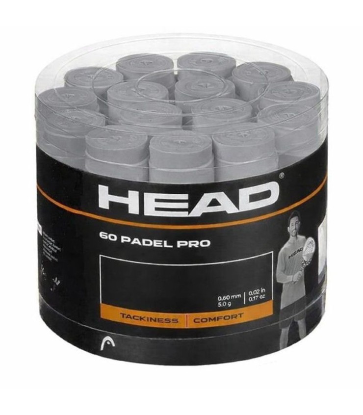 Box Overgrips Head Padel Pro Gray x 60 1