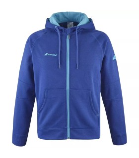 Babolat Exercise Dark Blue Zip Hoodie | Ipontennis