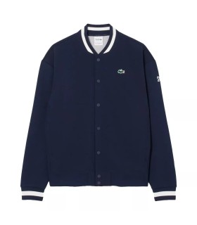 Casaco Azul Marinho Branco Lacoste Tênis x Novak Djokovic