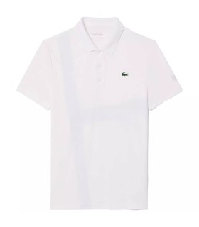 Polo Lacoste Tenis Novak Djokovic Blanco Versión Fan 1