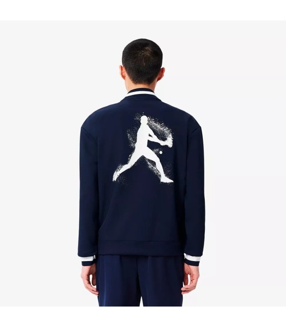Chaqueta Azul Marino / Blanca Lacoste Tennis x Novak Djokovic 8