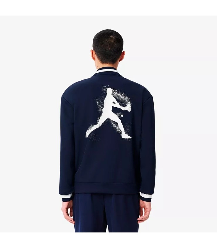 Chaqueta Azul Marino / Blanca Lacoste Tennis x Novak Djokovic 8
