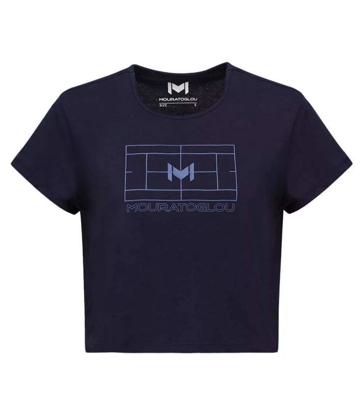 T-Shirt Mouratoglou Training Marineblau Frau 1