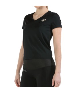 Camiseta Bullpadel Mujer Pital Negro 1