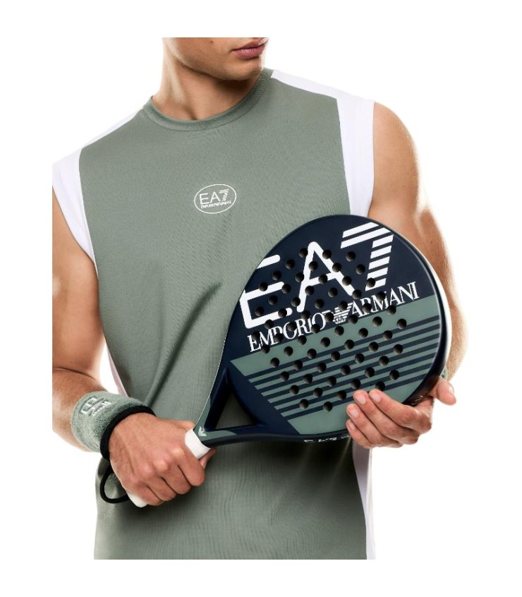Armani pelle ea7 bleu foncé vert 4