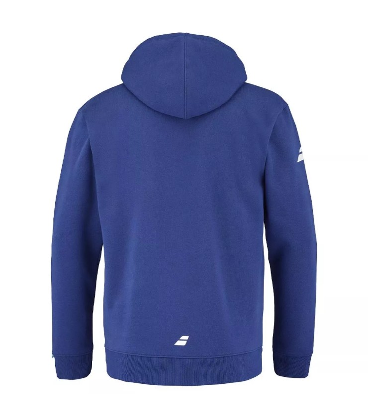 Sweat à capuche d'exercice Babolat bleu | Ipontennis
