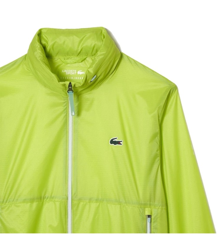 Lacoste Tennis x Novak Djokovic Green Jacket | IPONTENNIS