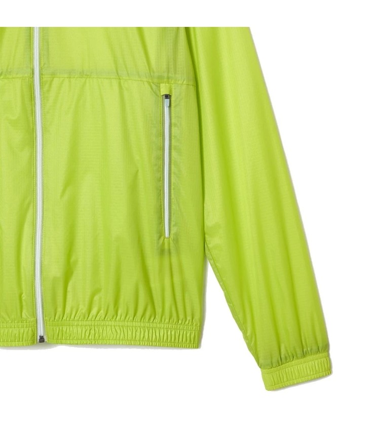 Lacoste Tennis x Novak Djokovic Green Jacket | IPONTENNIS