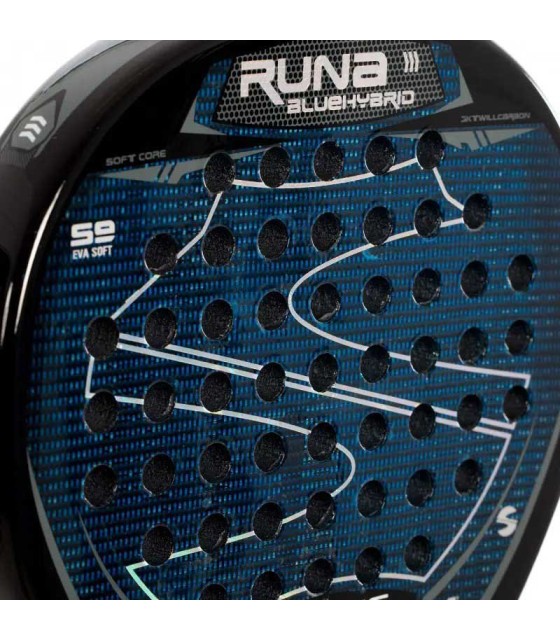 Softee Padelschläger Rune Hybrid Blue 2024 5