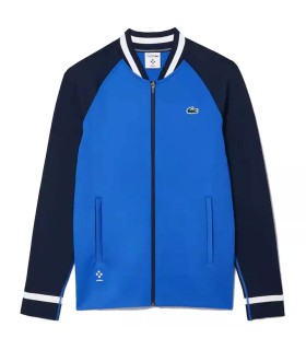 Lacoste Tennis x Daniil Medvedev Blue Navy blue Jacket | IPONTENNIS
