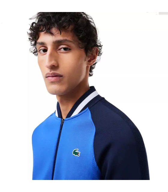 Giacca blu navy di Lacoste Tennis x Daniil Medvedev. | Ipontennis