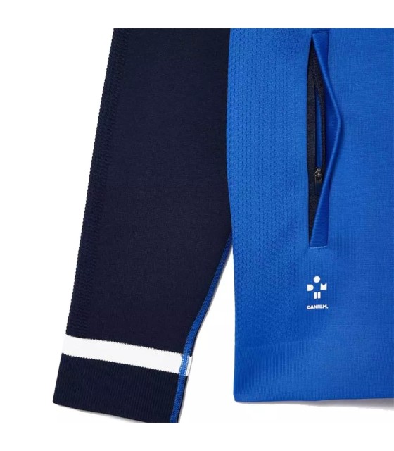 Lacoste Tennis x Daniil Medvedev Blue   Navy blue Jacket | IPONTENNIS