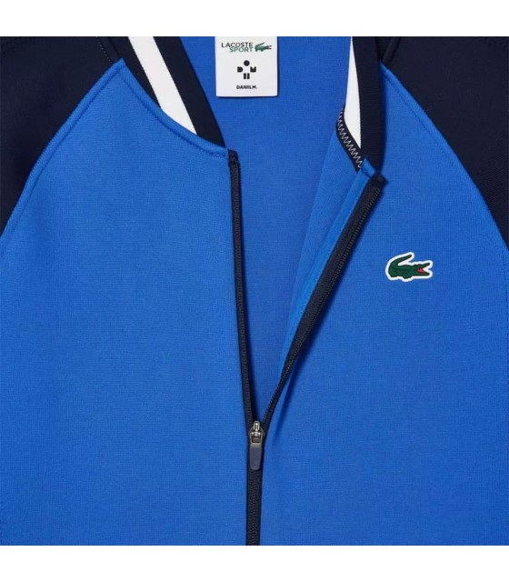 Giacca blu navy di Lacoste Tennis x Daniil Medvedev. | Ipontennis