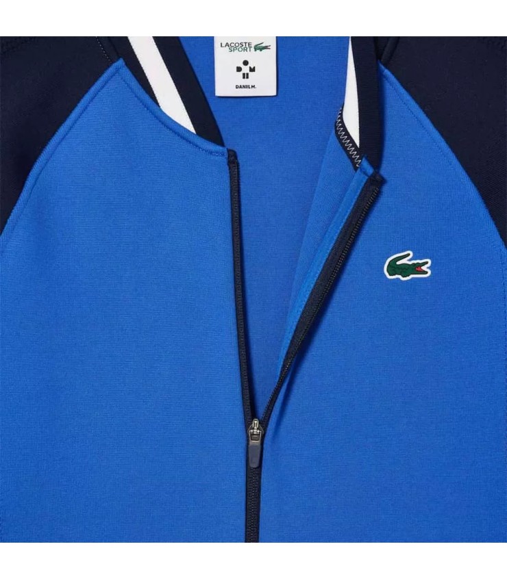 Giacca blu navy di Lacoste Tennis x Daniil Medvedev. | Ipontennis