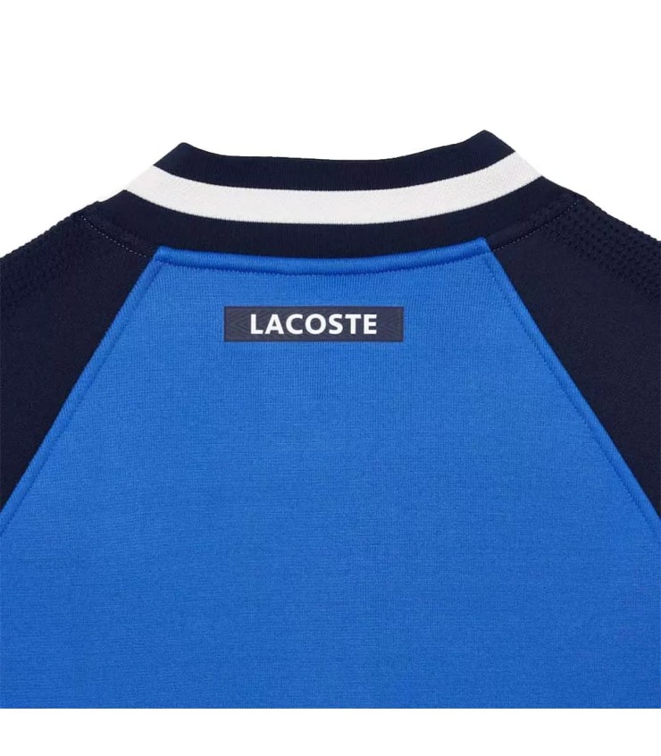 Marineblaue Jacke von Lacoste Tennis x Daniil Medvedev. | Ipontennis