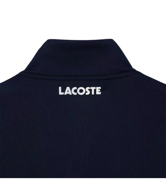Tennis-Sportjacke mit Reißverschluss in Marineblau von Lacoste | Ipontennis