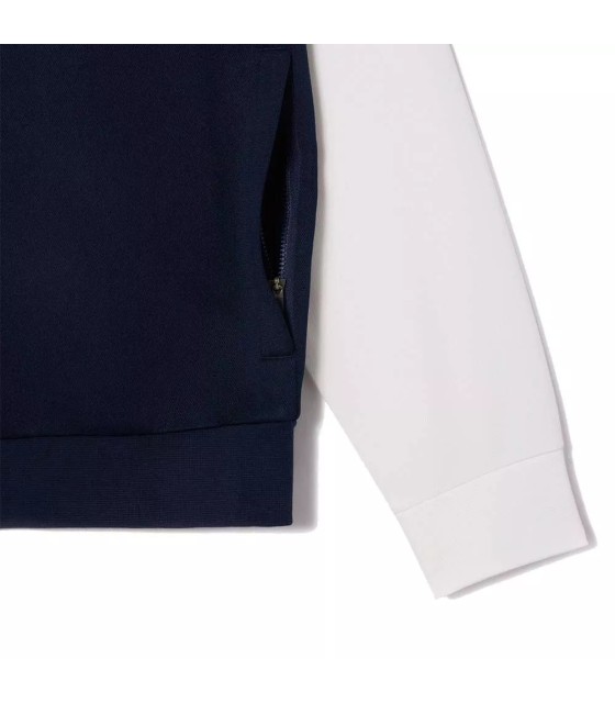 Giacca sportiva da tennis con cerniera blu navy di Lacoste | Ipontennis