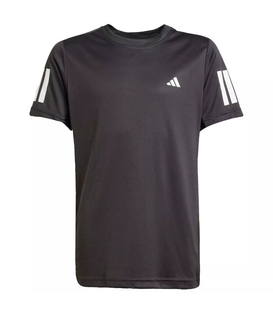 T-shirt adidas club 3-listras júnior preto 1