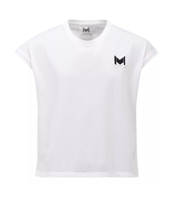 T-shirt Mouratoglou match blanche fille 1