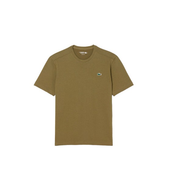 T-Shirt Lacoste Coton ultra trocken grün kaki 1