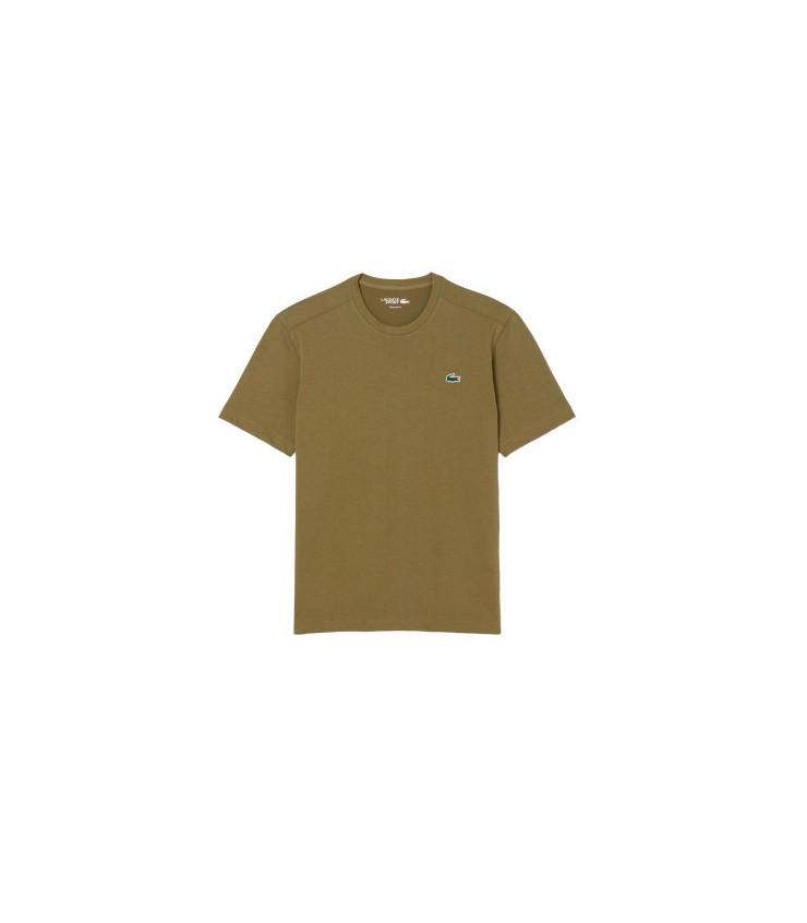 T-Shirt Lacoste Coton ultra trocken grün kaki 1