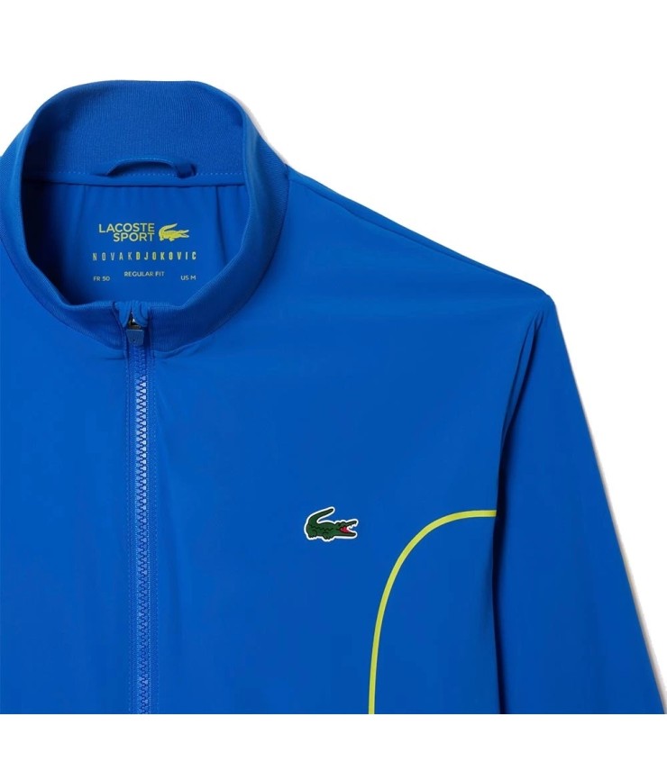 Chaqueta Azul de Lacoste Sport New York Novak Djokovic 3