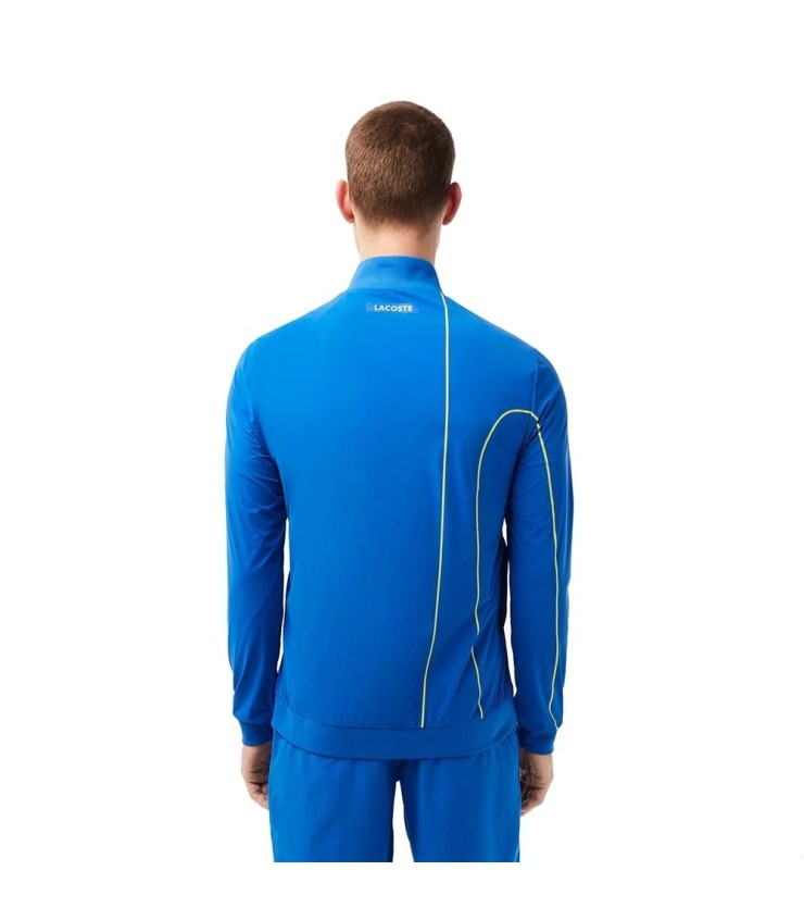 Lacoste Sport New York Novak Djokovic Blue Jacket | IPONTENNIS
