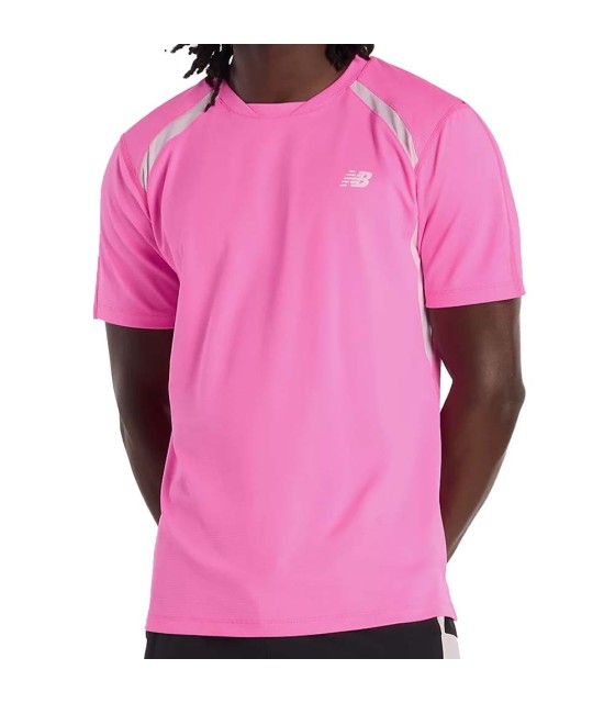 T-shirt New Balanço Torneio Novidade Rosa 1