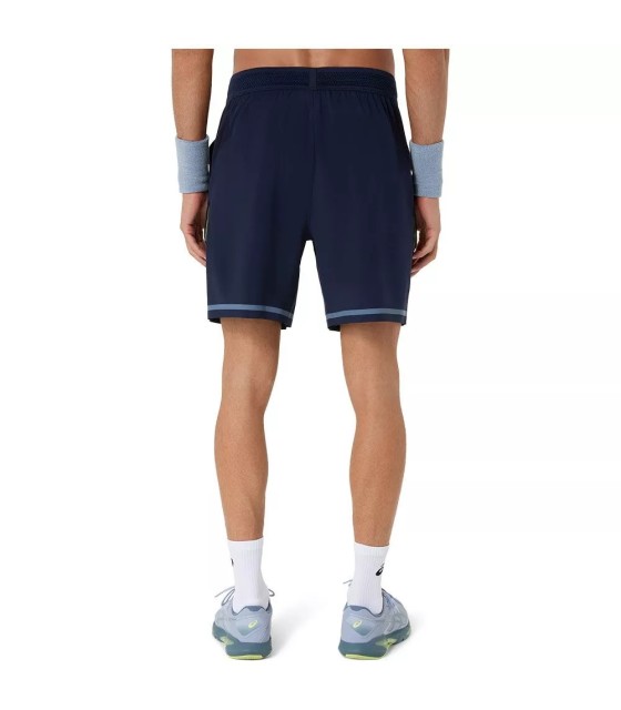 Asics curtas combinam azul noite 2