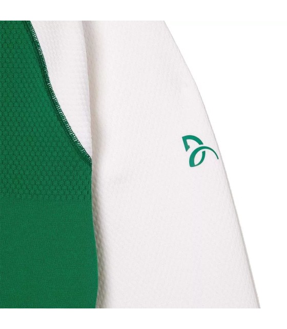 GIACCA LACOSTE TENNIS NOVAK DJOKOVIC VERDE BIANCO | Ipontennis