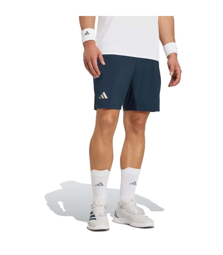 Adidas curtas pro 2n1 londres azul marinho 2