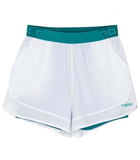 Nox Pro Shorts Feminino Branco / Verde 1