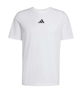 Adidas padel t-shirt branco gráfico 1
