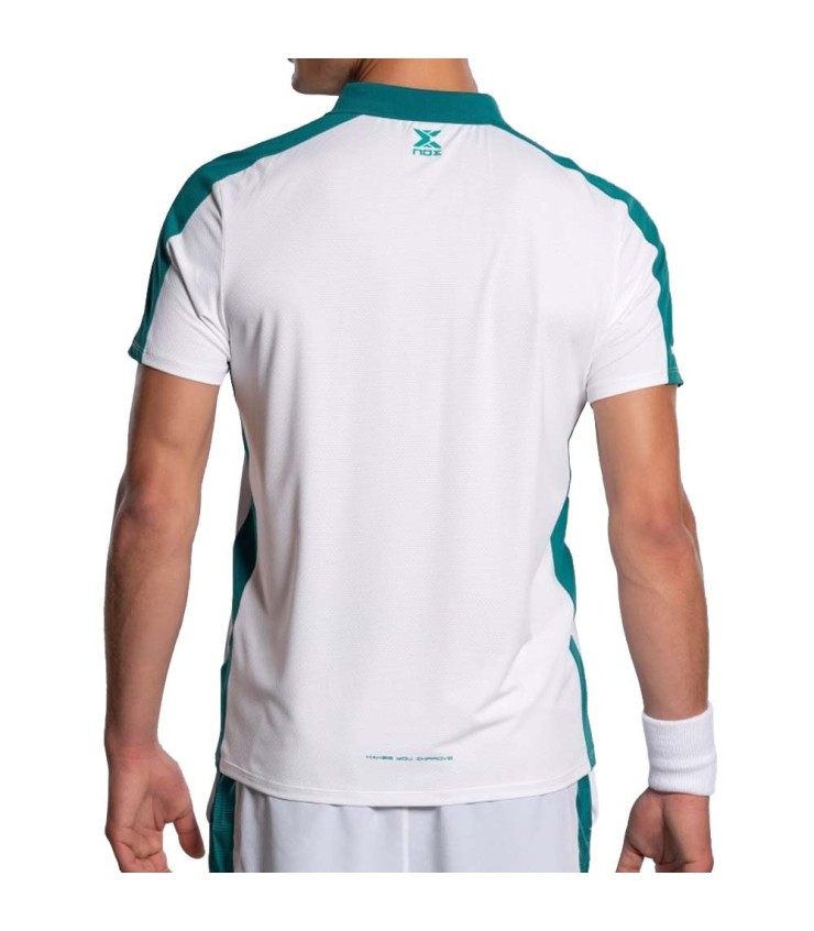 Polo Nox Pro Bianco / Green 4
