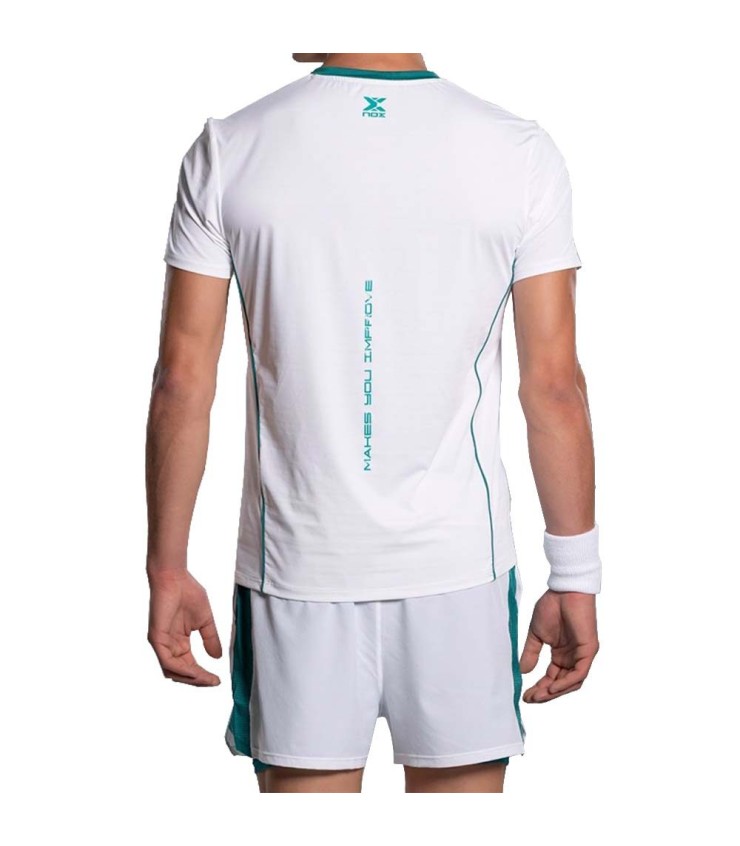NOx Pro T-Shirt Bianco / Verde 4