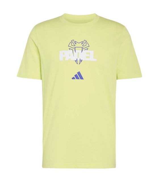 T-shirt adidas paddle amarelo gráfico 1